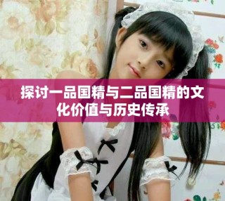 探討一品國精與二品國精的文化價值與歷史傳承