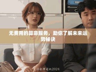 無費用的算命服務，助你了解未來運勢秘訣