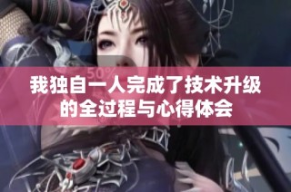 我獨(dú)自一人完成了技術(shù)升級(jí)的全過(guò)程與心得體會(huì)