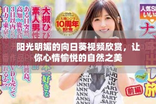 陽光明媚的向日葵視頻欣賞，讓你心情愉悅的自然之美