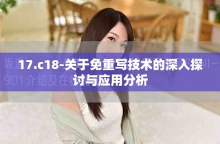 17.c18-關(guān)于免重寫技術(shù)的深入探討與應(yīng)用分析