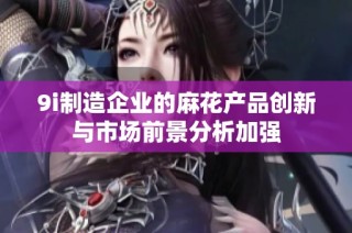 9i制造企業的麻花產品創新與市場前景分析加強