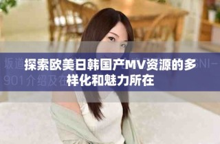 探索歐美日韓國產MV資源的多樣化和魅力所在
