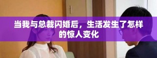 當我與總裁閃婚后，生活發生了怎樣的驚人變化