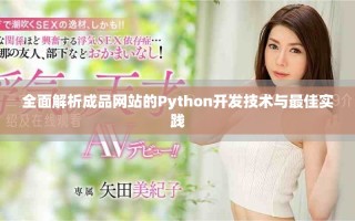 全面解析成品網站的Python開發技術與最佳實踐