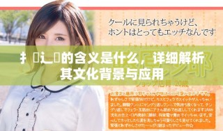 扌喿辶畐的含義是什么，詳細(xì)解析其文化背景與應(yīng)用
