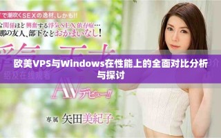 歐美VPS與Windows在性能上的全面對比分析與探討