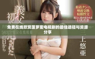 免費(fèi)在線欣賞菠蘿蜜電視劇的最佳途徑與資源分享