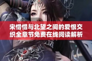 宋惜惜與北望之間的愛恨交織全章節免費在線閱讀解析