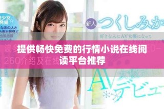 提供暢快免費的行情小說在線閱讀平臺推薦