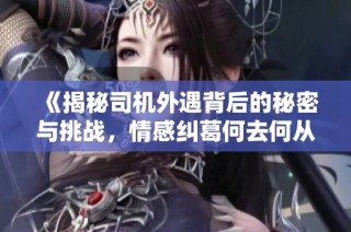 《揭秘司機外遇背后的秘密與挑戰，情感糾葛何去何從》