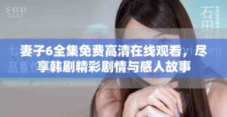 妻子6全集免費高清在線觀看，盡享韓劇精彩劇情與感人故事