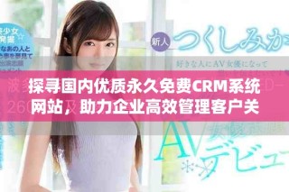 探尋國內優質永久免費CRM系統網站，助力企業高效管理客戶關系