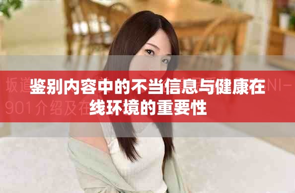 鑒別內容中的不當信息與健康在線環境的重要性