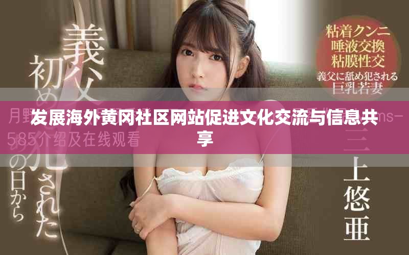 發(fā)展海外黃岡社區(qū)網(wǎng)站促進文化交流與信息共享