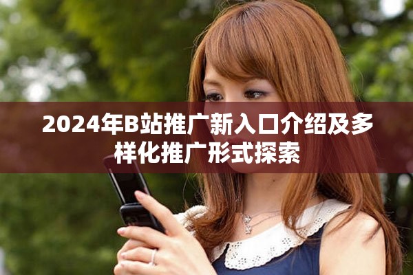 2024年B站推廣新入口介紹及多樣化推廣形式探索