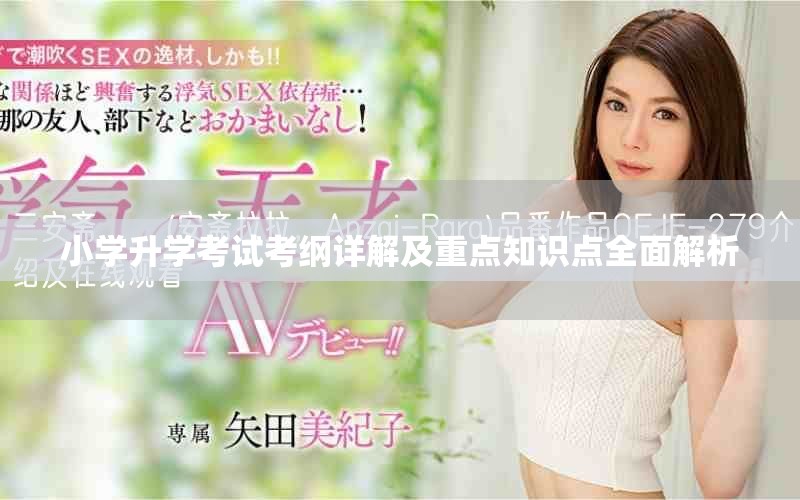 小學升學考試考綱詳解及重點知識點全面解析