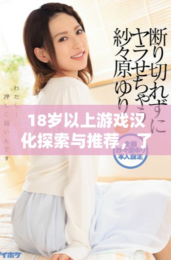 18歲以上游戲漢化探索與推薦，了解更多游戲魅力