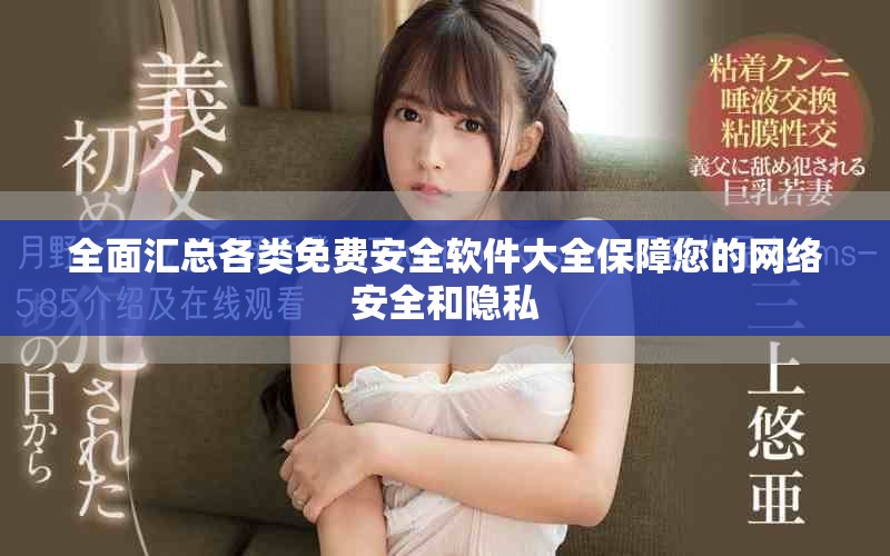 全面匯總各類免費(fèi)安全軟件大全保障您的網(wǎng)絡(luò)安全和隱私