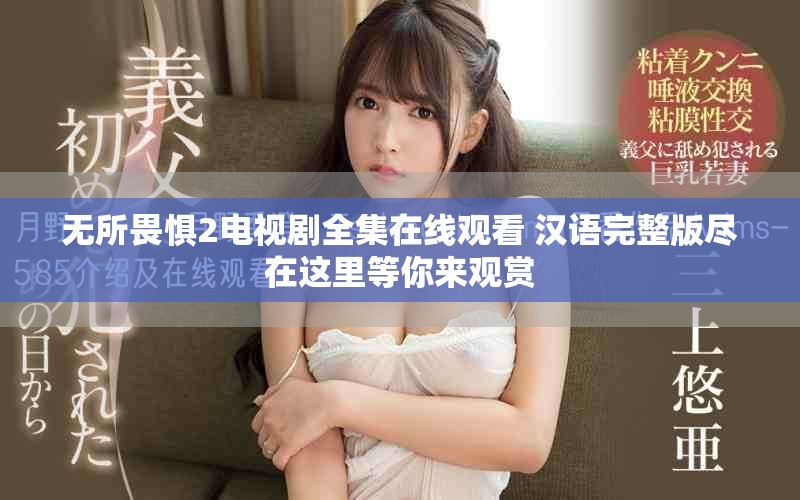 無所畏懼2電視劇全集在線觀看 漢語完整版盡在這里等你來觀賞