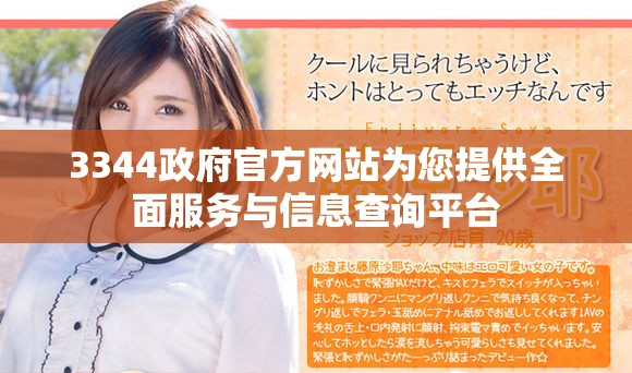 3344政府官方網站為您提供全面服務與信息查詢平臺