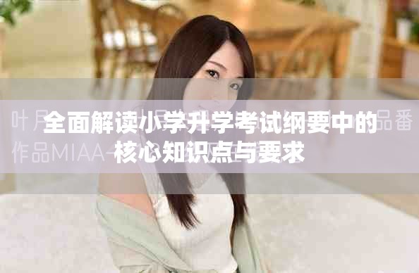 全面解讀小學升學考試綱要中的核心知識點與要求