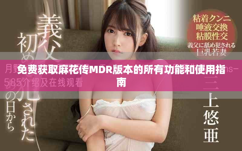 免費獲取麻花傳MDR版本的所有功能和使用指南