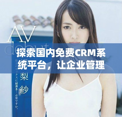 探索國內免費CRM系統平臺，讓企業管理更輕松高效