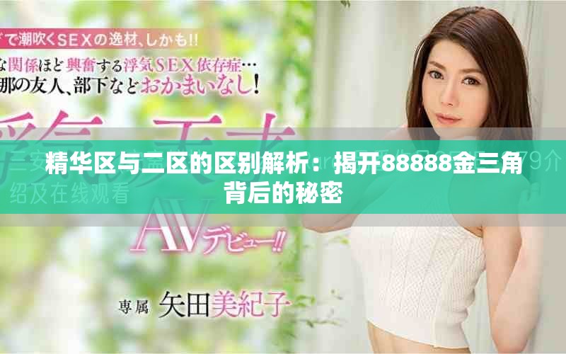 精華區(qū)與二區(qū)的區(qū)別解析：揭開88888金三角背后的秘密