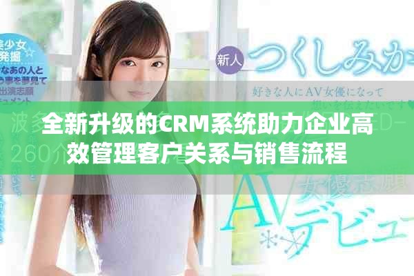 全新升級的CRM系統助力企業高效管理客戶關系與銷售流程